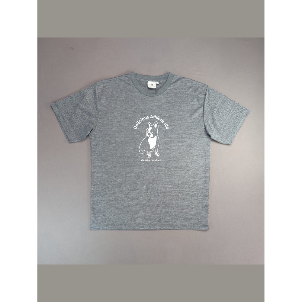 Claudio Pandiani Delicious Athlete Life Graphic Tee XXL Gray Japan